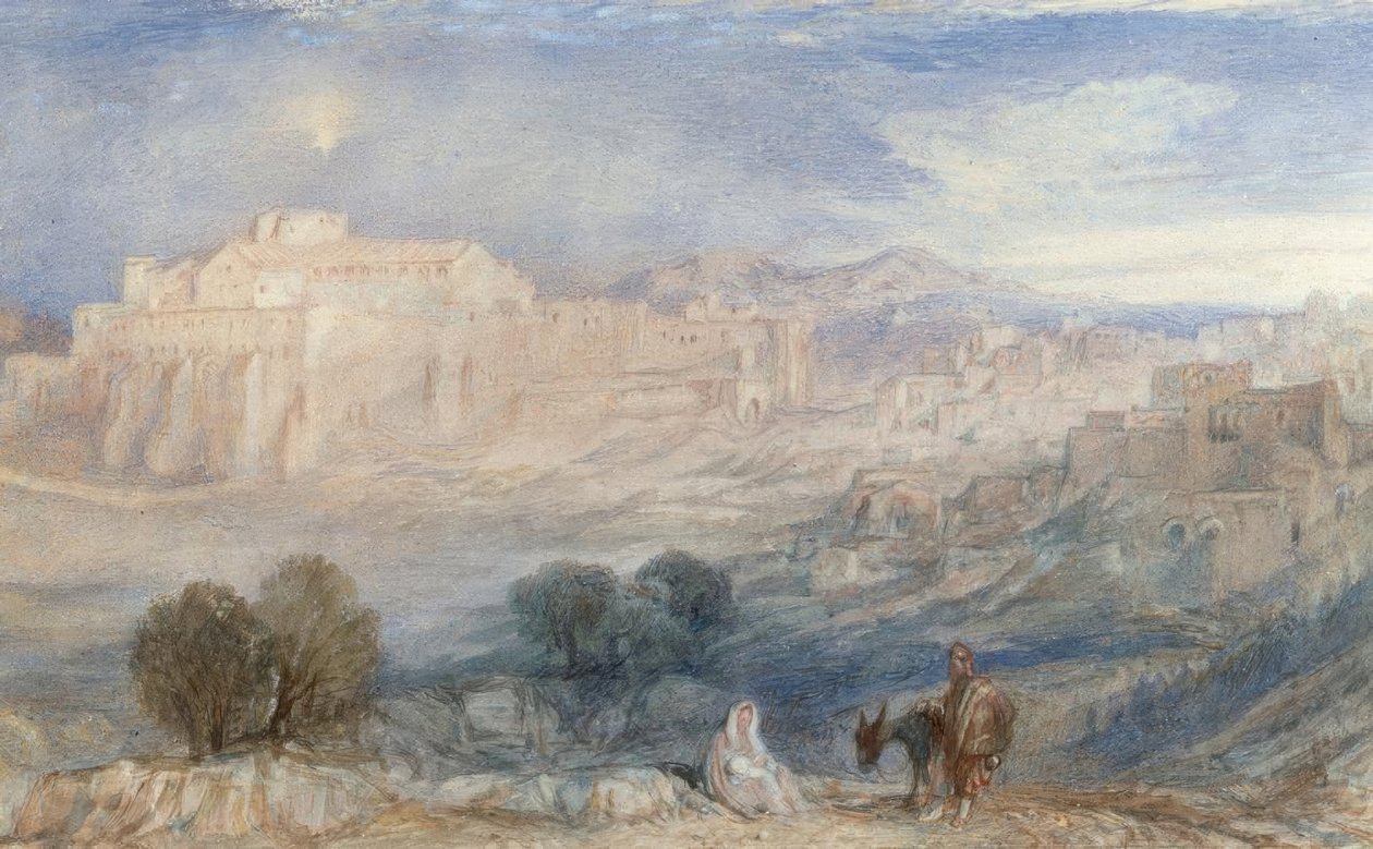 Betlehem – Flygningen till Egypten av Joseph Mallord William Turner