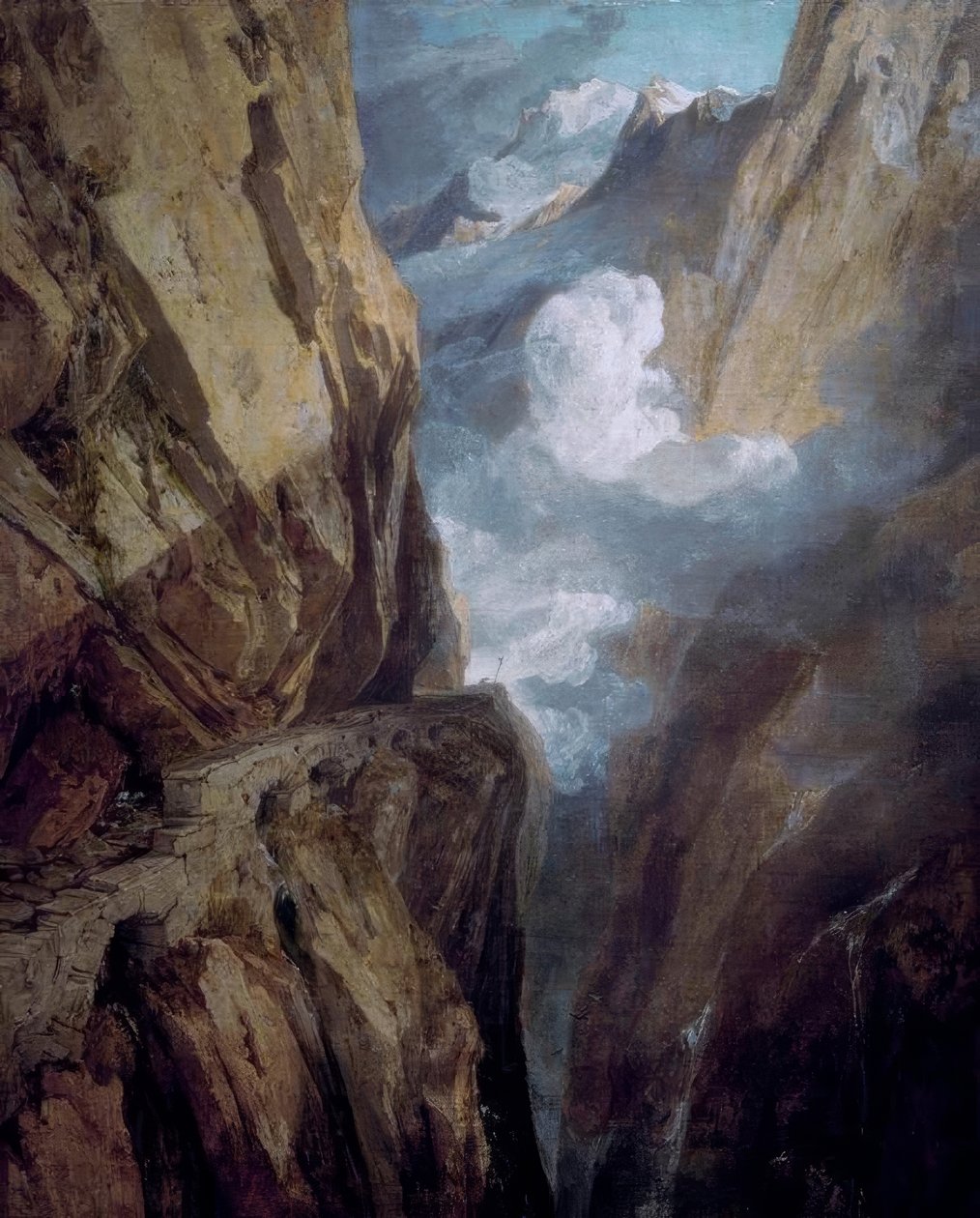 St. Gotthardpasset av Joseph Mallord William Turner