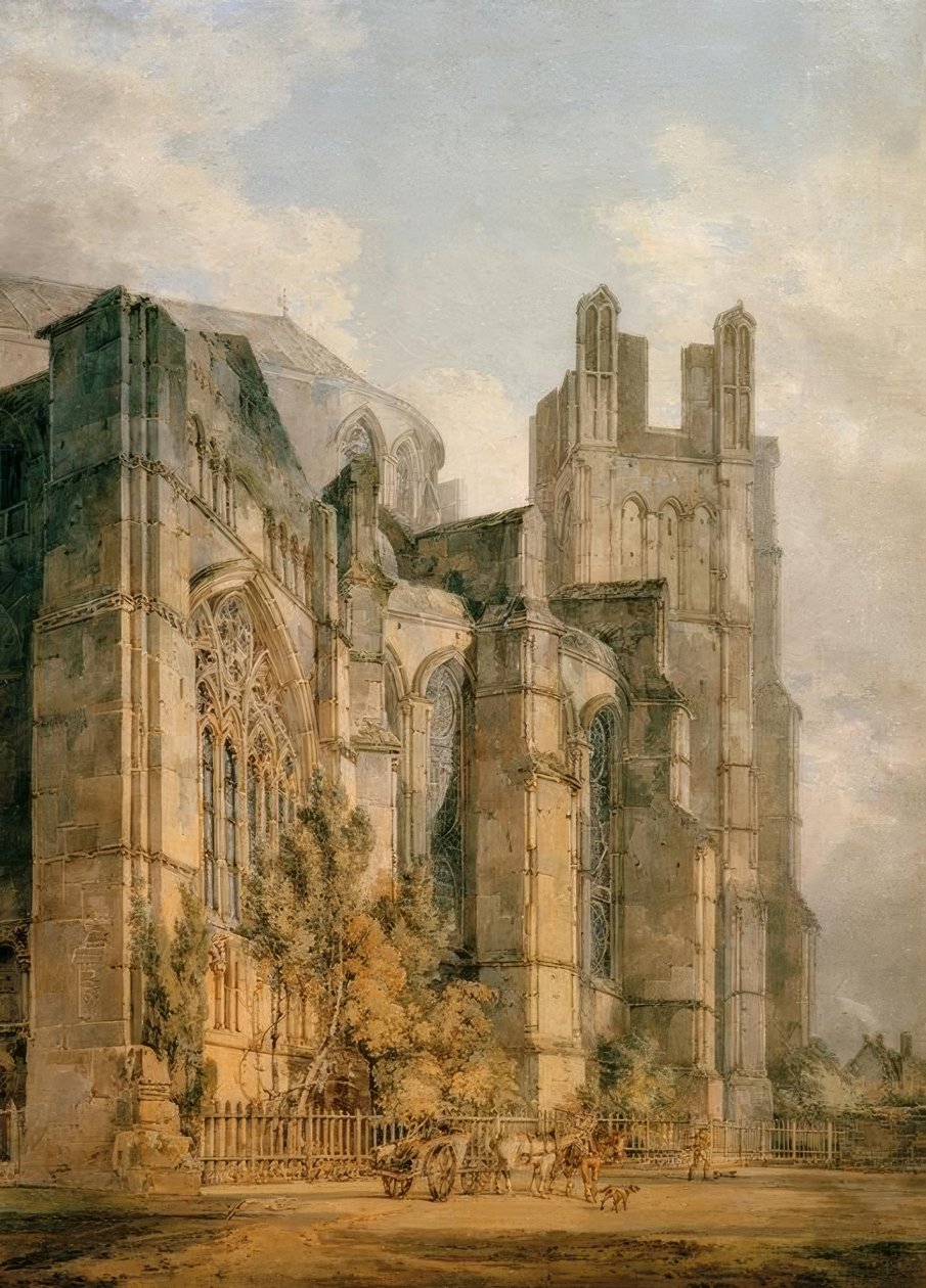 Kapellet St. Anselm vid Canterbury Cathedral och av Joseph Mallord William Turner