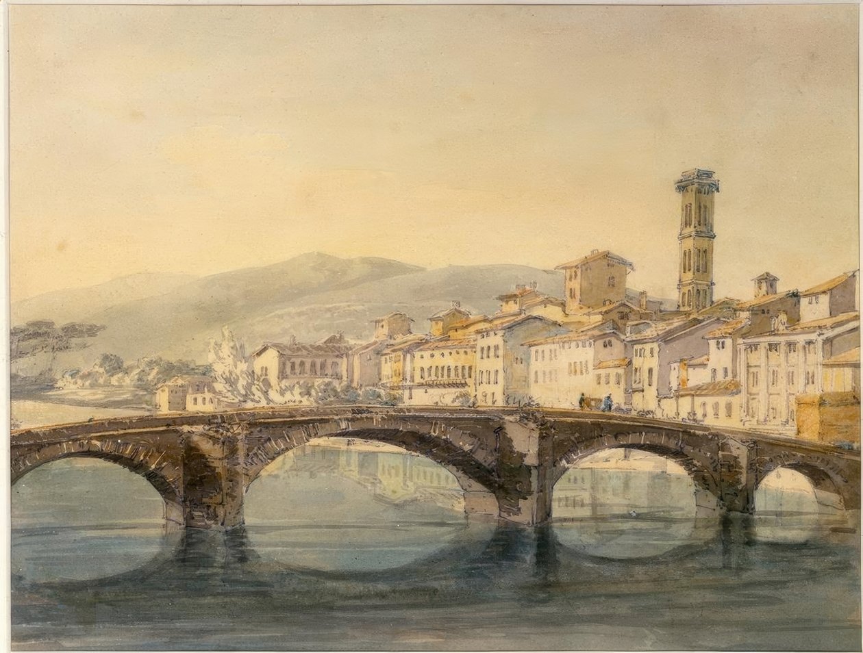 Florens från Arno av Joseph Mallord William Turner