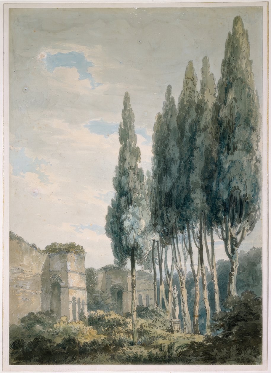 I Ludovisi-trädgården, Rom av Joseph Mallord William Turner