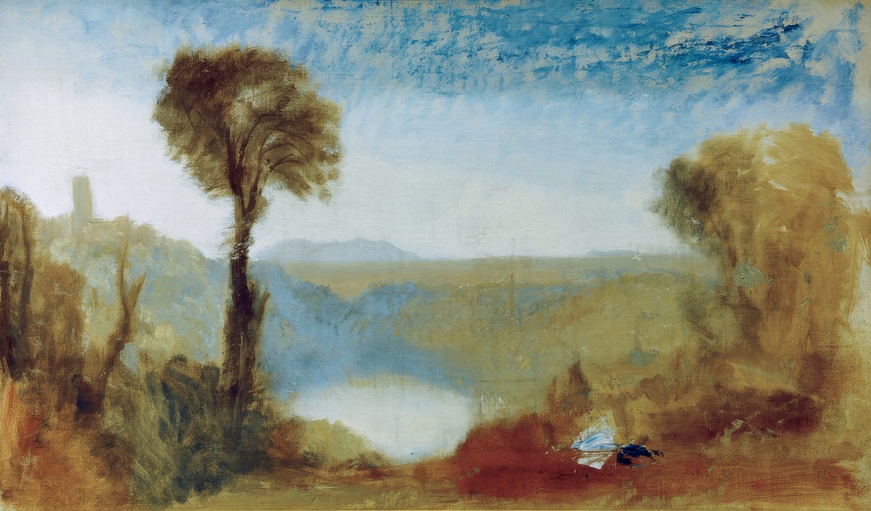 Lake Nemi av Joseph Mallord William Turner