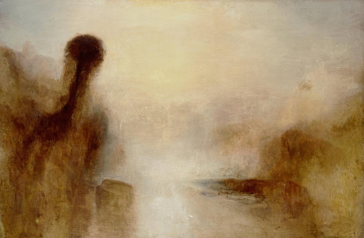 Landskap med vatten av Joseph Mallord William Turner