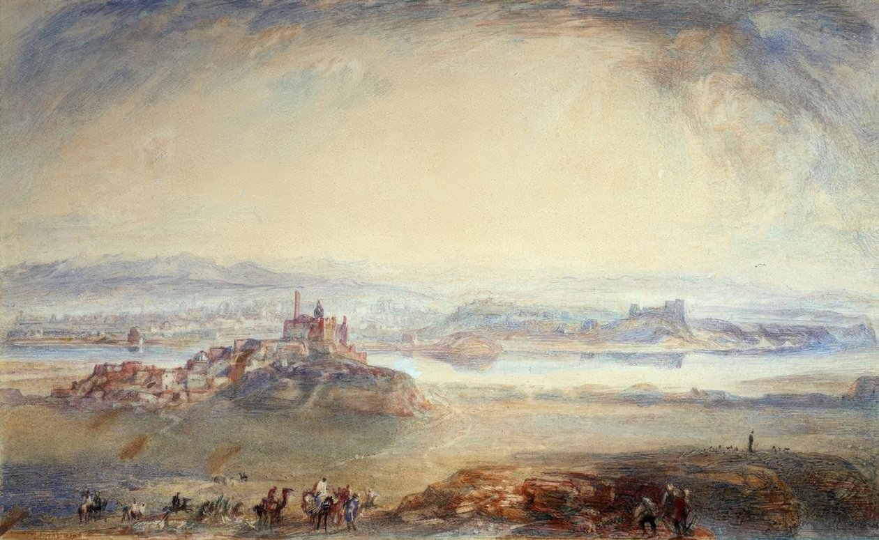 Niniveh, Moussul vid Tigris av Joseph Mallord William Turner
