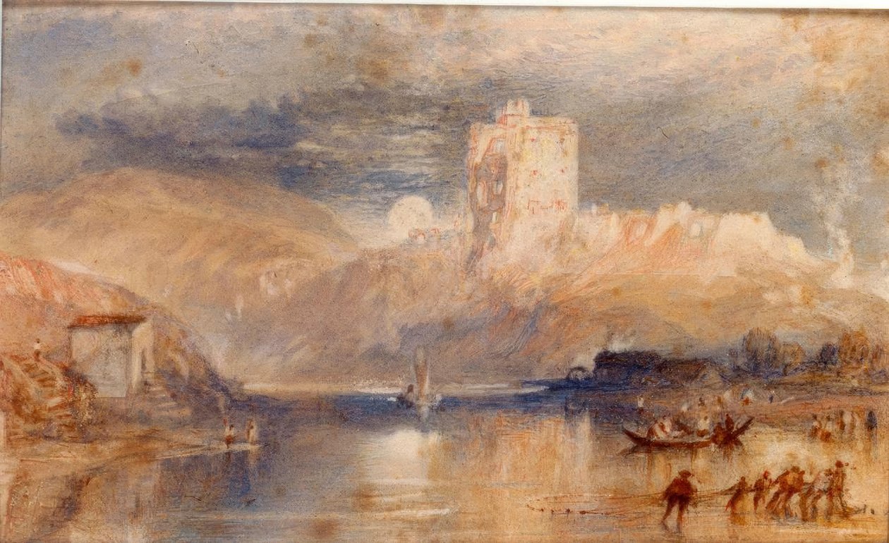 Norham Castle – Moonrise av Joseph Mallord William Turner