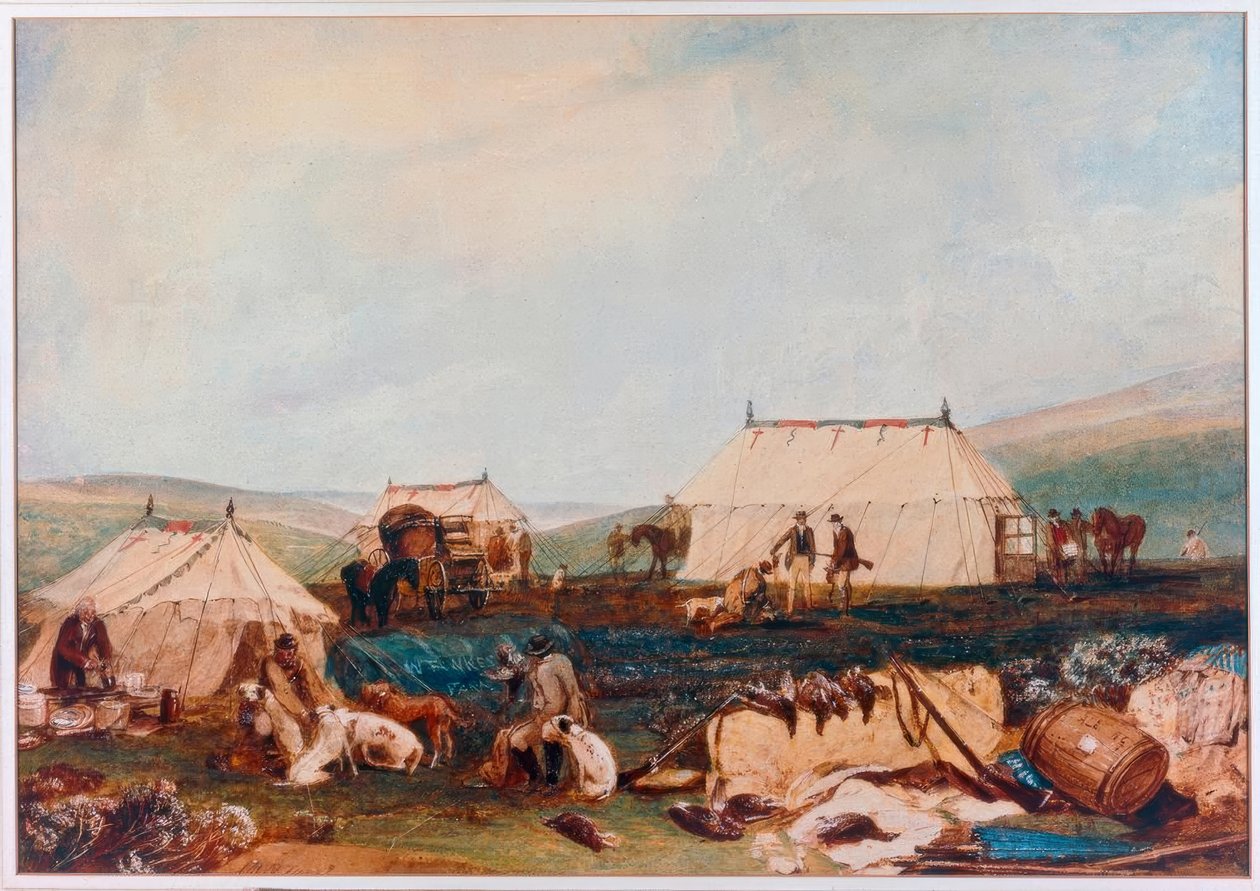 Skottfest på myrarna av Joseph Mallord William Turner