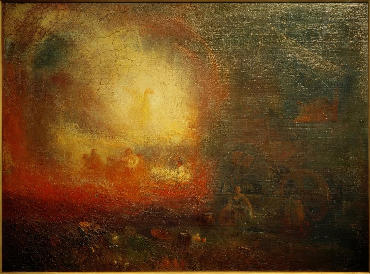 Hjälte av hundra slagsmål av Joseph Mallord William Turner