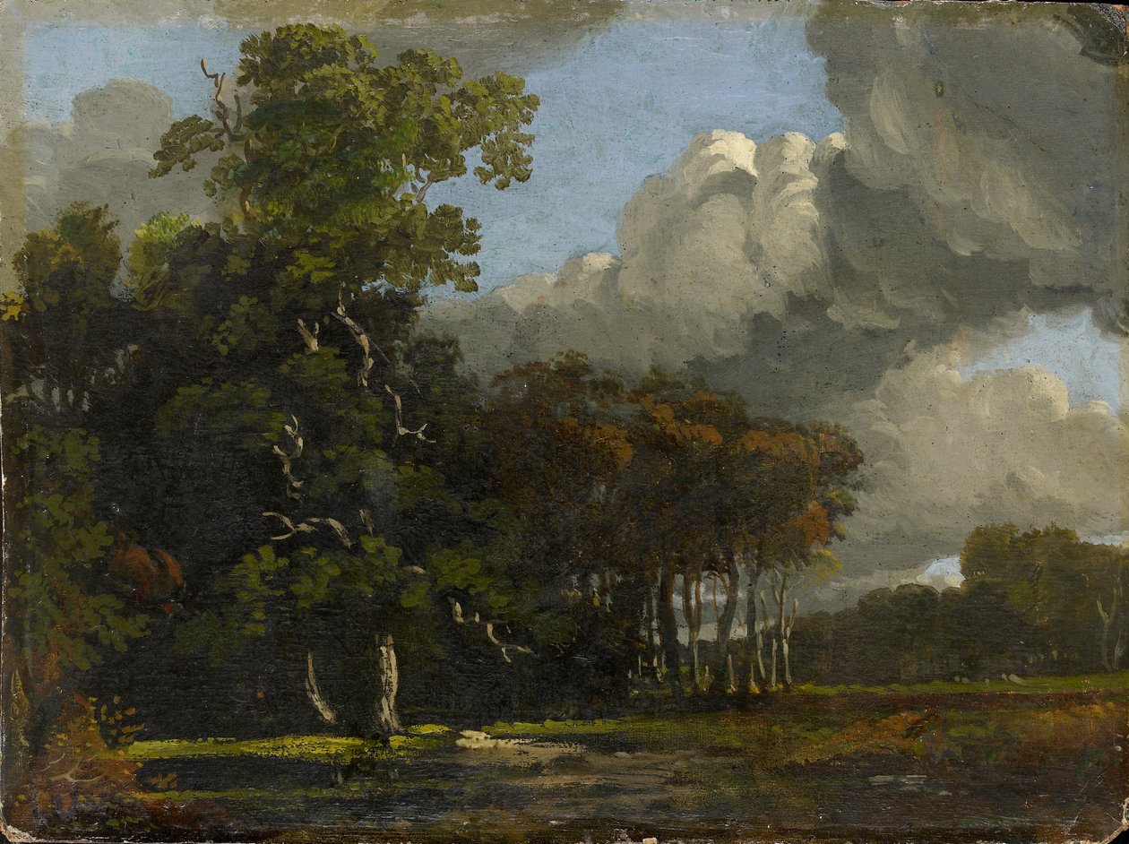 Skogslandskap, c1816-1820 av Joseph Mallord William Turner
