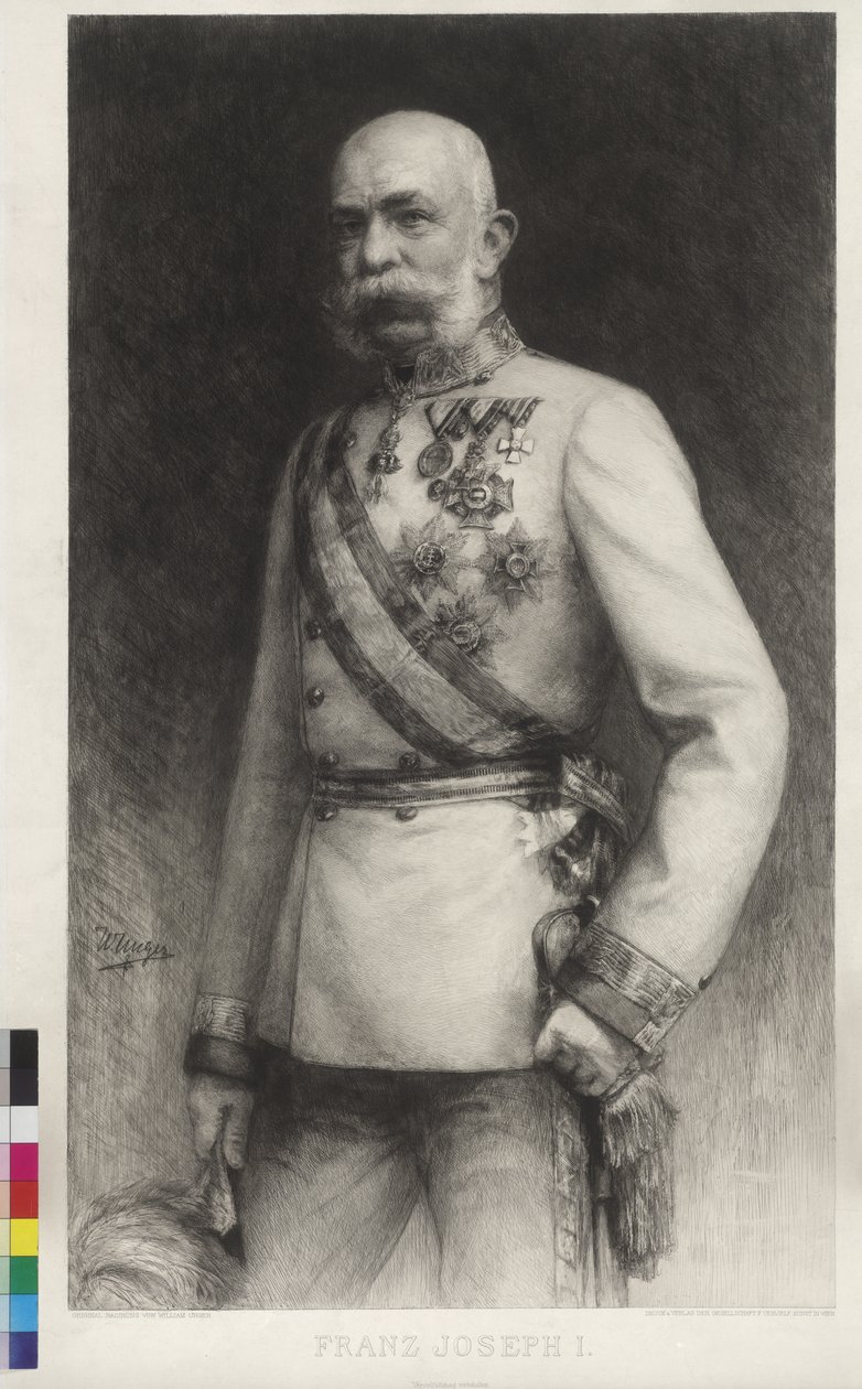 Franz Joseph I i fältmarskalkens galauniform av William Unger
