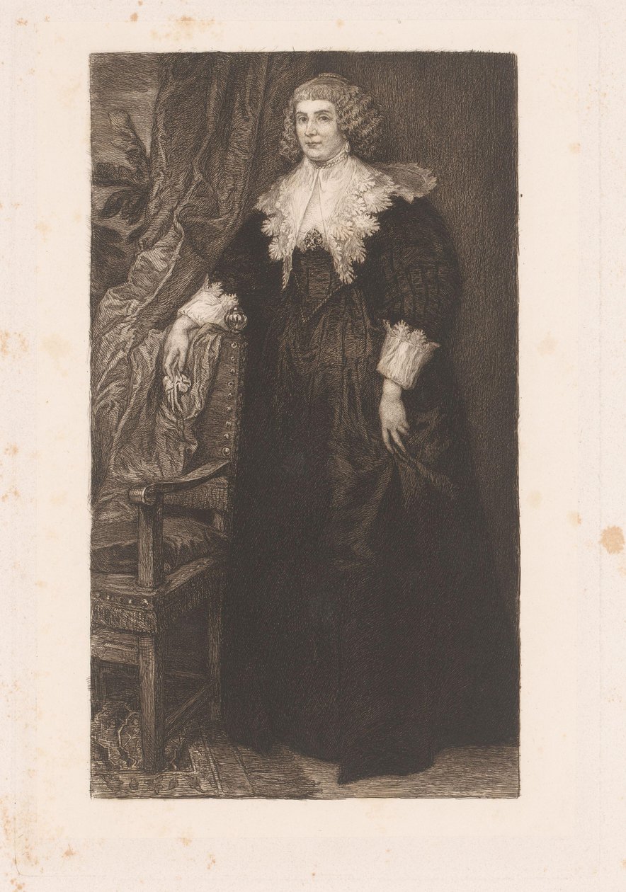 Porträtt av Anna van Craesbecke av William Unger