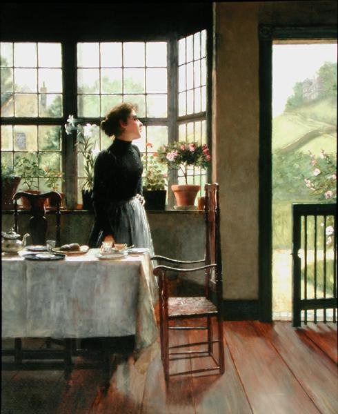 Det kan ha varit (olja på duk) av William Verplanck Birney