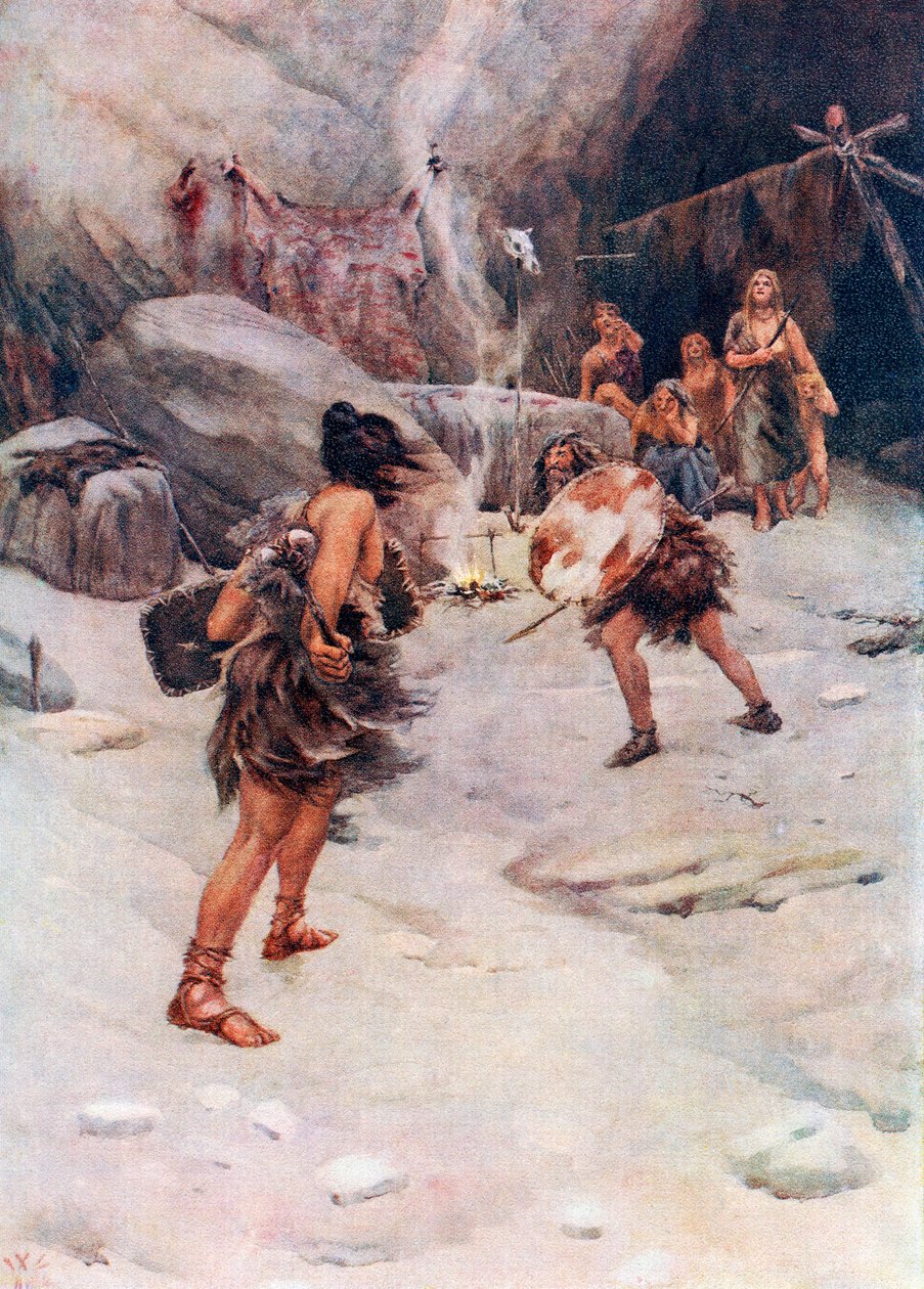 Förhistorisk man, från Hutchinson