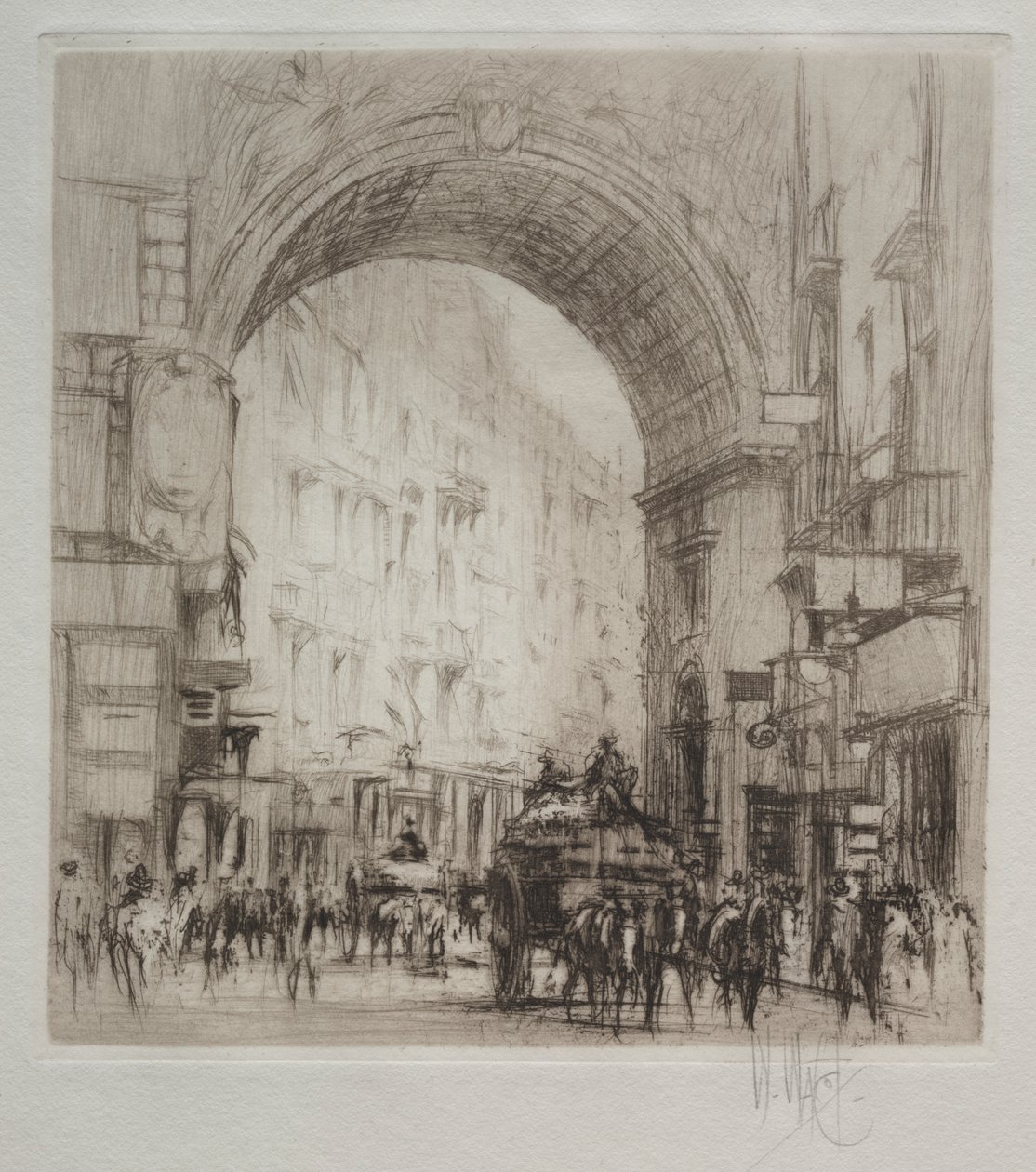 San Carlo Arch, Neapel av William Walcot