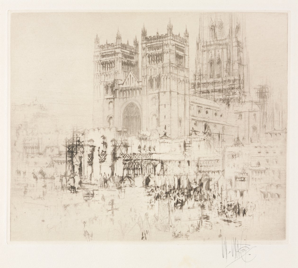 Durhams katedral av William Walcot