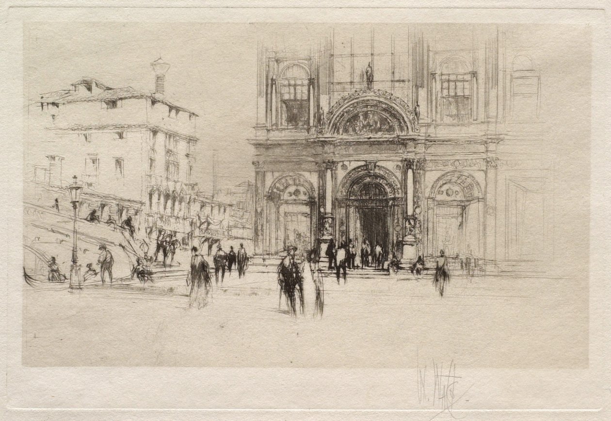 Sankt Markus sjukhus, Venedig av William Walcot