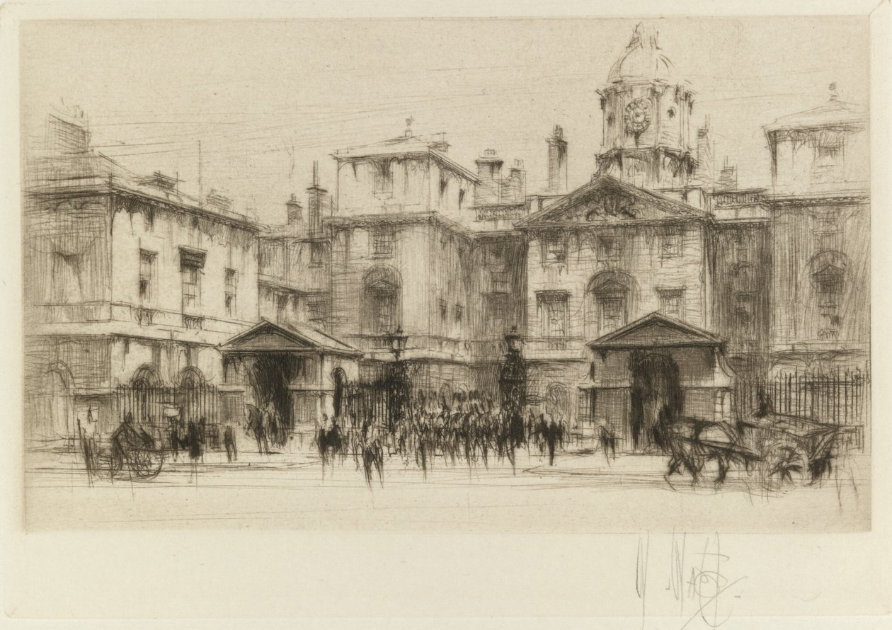 London Set: Horseguards av William Walcot