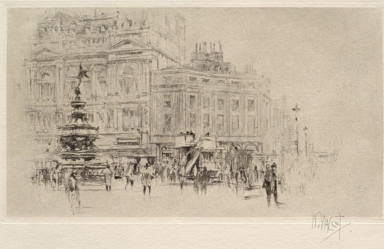 Piccadilly Circus av William Walcot