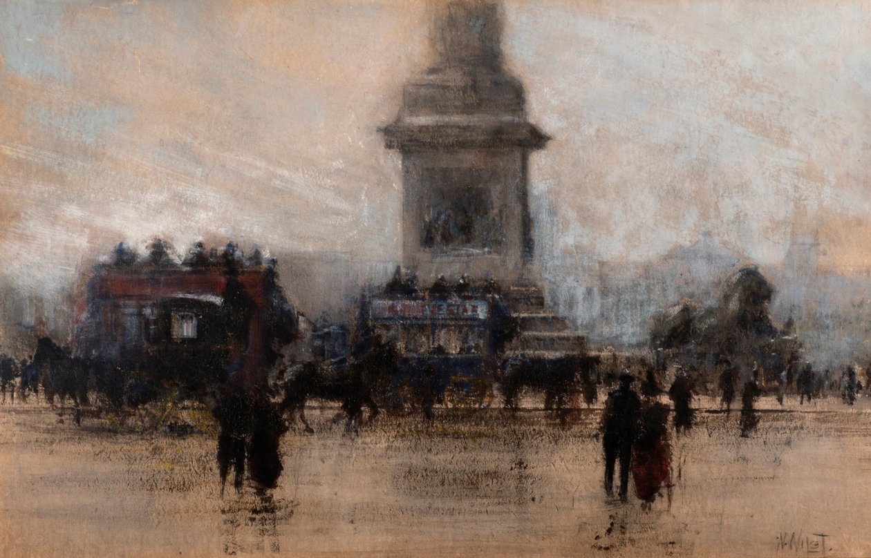 Trafalgar Square (akvarell) av William Walcot