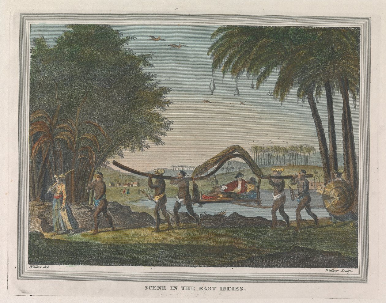 Scen i Ostindien av William Walker