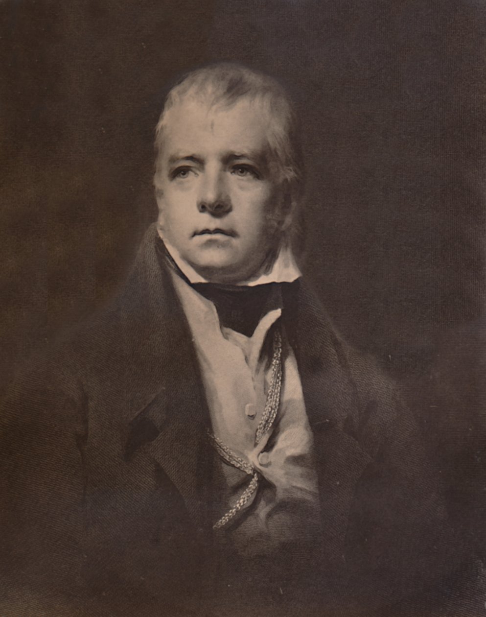 Sir Walter Scott, skotsk romanförfattare och poet, c1826 1894 av William Walker