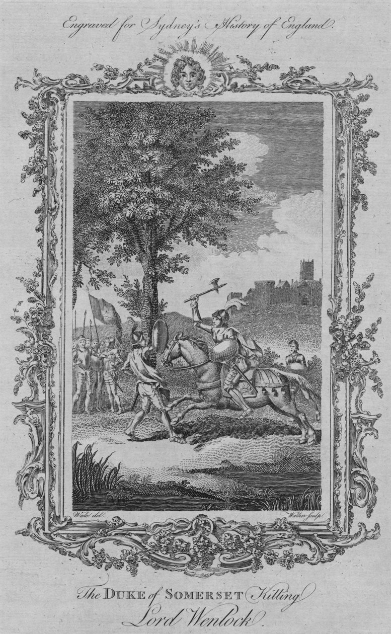 Hertigen av Somerset dödade Lord Wenlock, 1773. av William Walker
