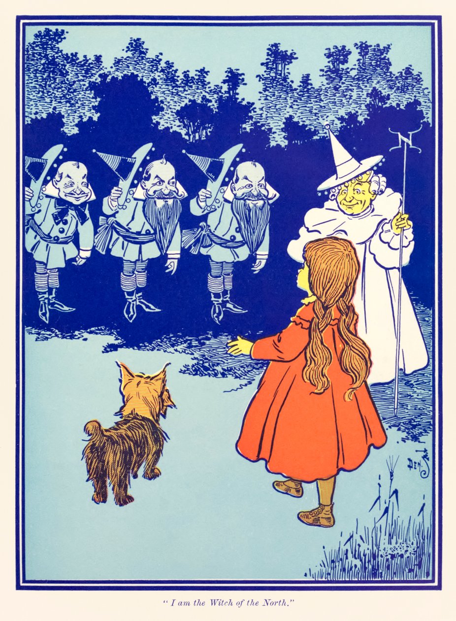 "I am the Witch of the North" från "The Wonderful Wizard of Oz" av L. Frank Baum av William Wallace Denslow