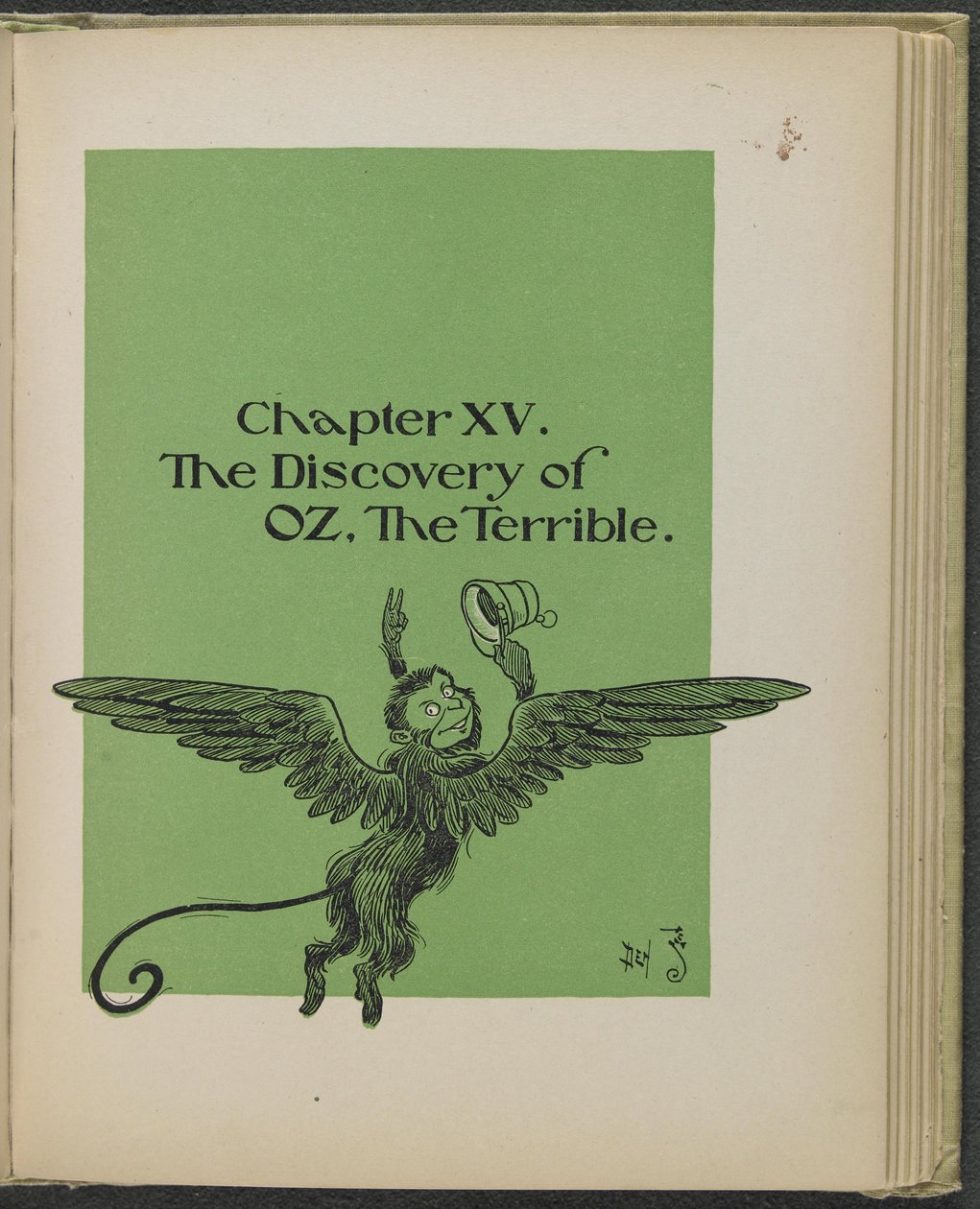 Illustration från "Den underbara trollkarlen från Oz" av Lyman Frank Baum av William Wallace Denslow