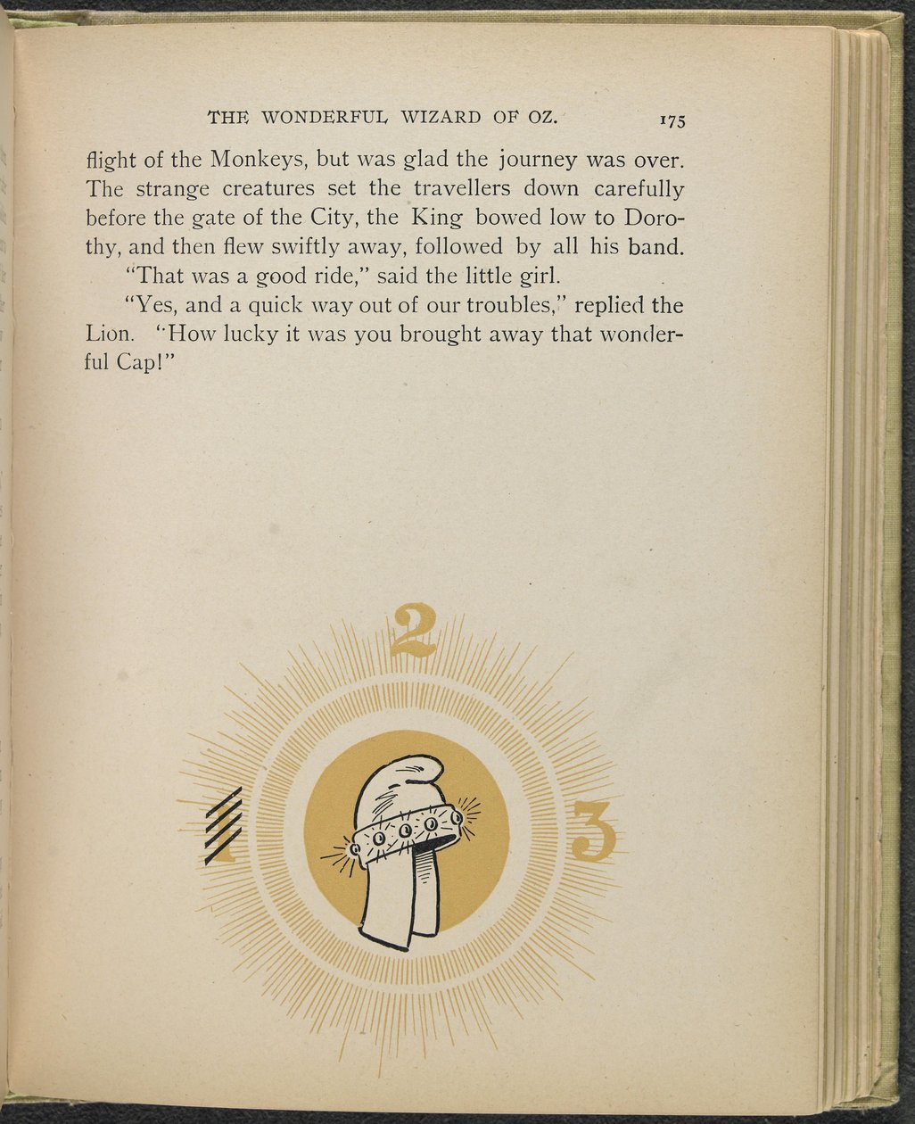 Illustration från "Den underbara trollkarlen från Oz" av Lyman Frank Baum av William Wallace Denslow