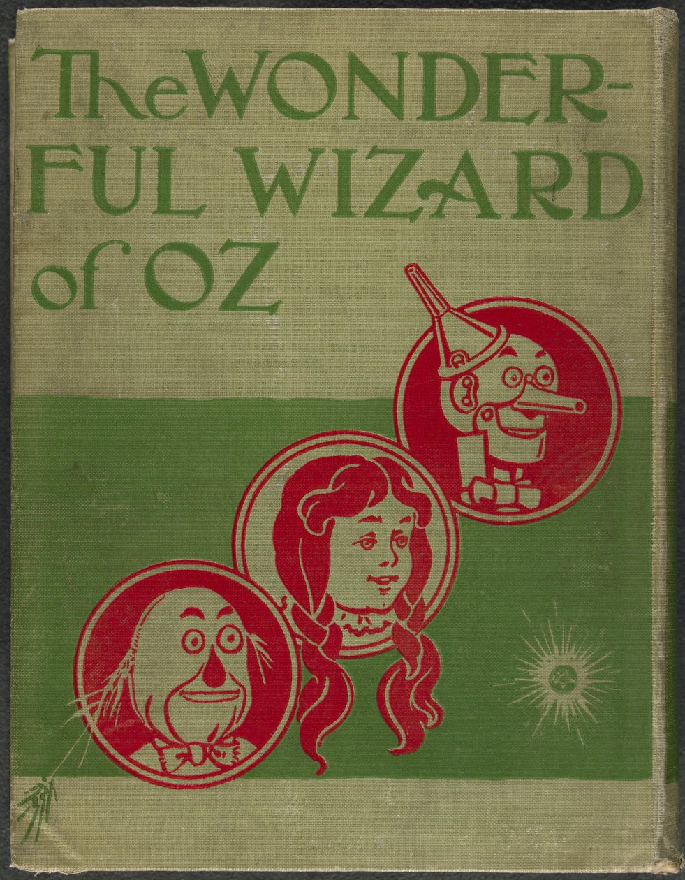 Illustration från "Den underbara trollkarlen från Oz" av Lyman Frank Baum av William Wallace Denslow