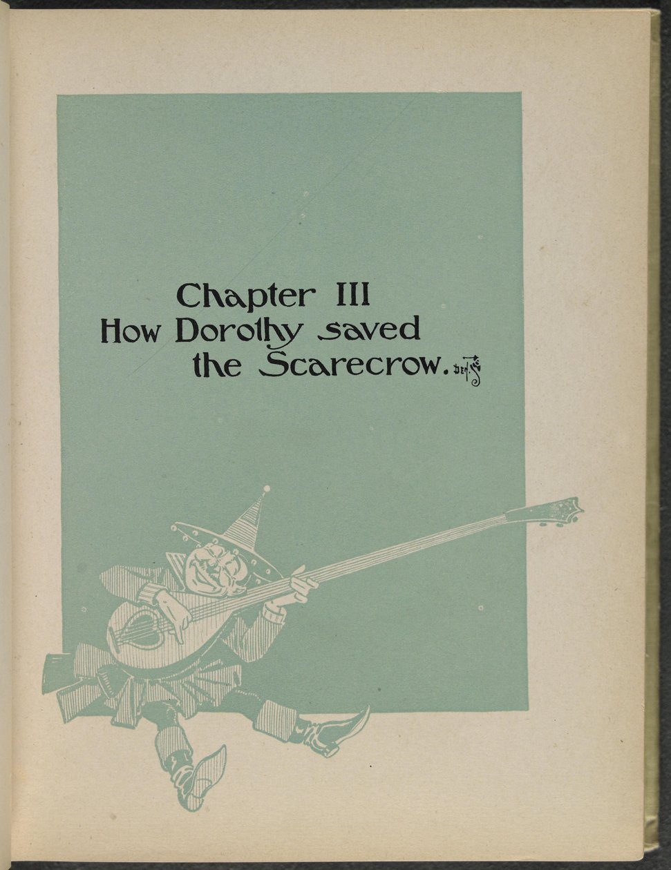 Illustration från "Den underbara trollkarlen från Oz" av Lyman Frank Baum av William Wallace Denslow