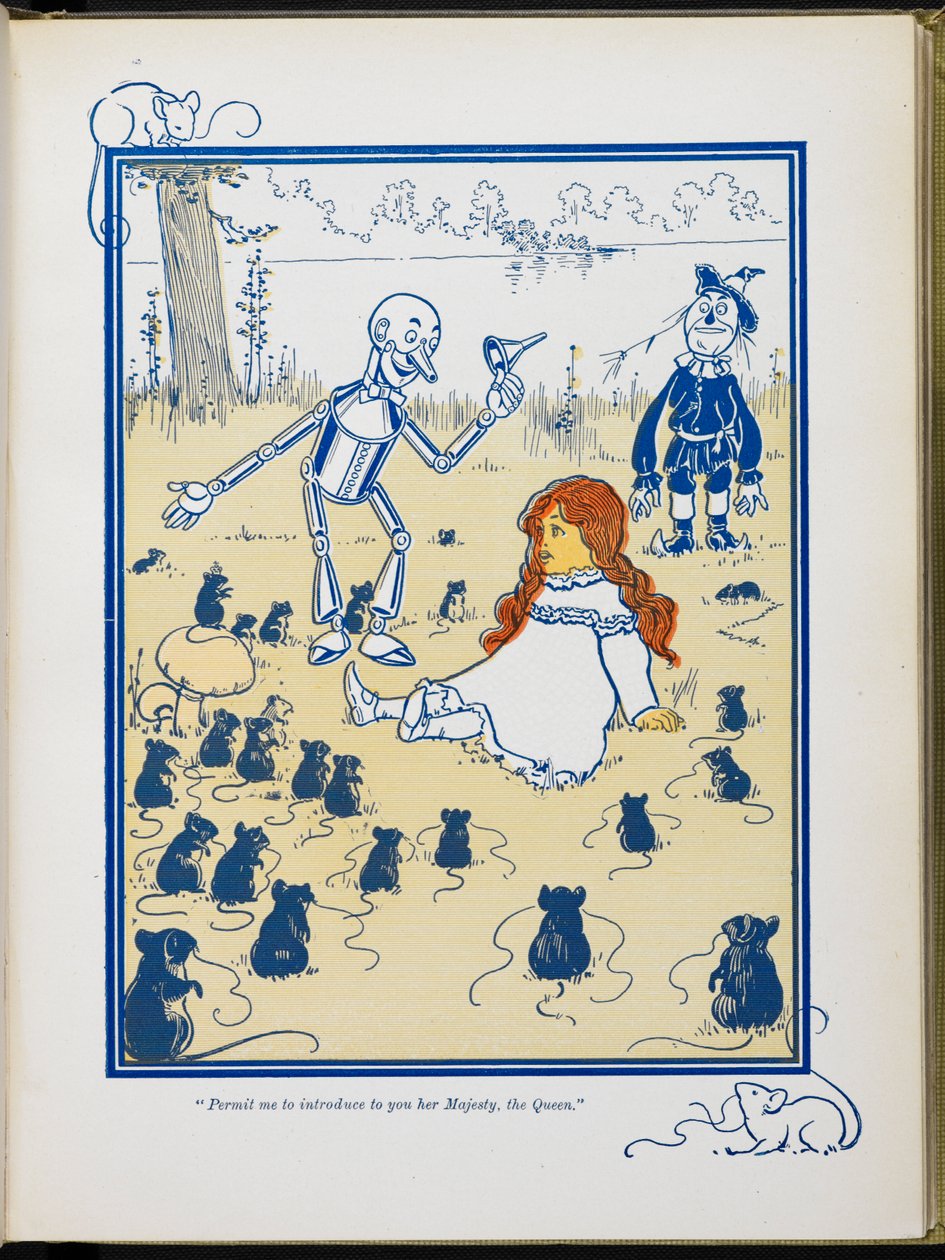 "Tillåt mig att presentera hennes majestät drottningen för dig." av William Wallace Denslow