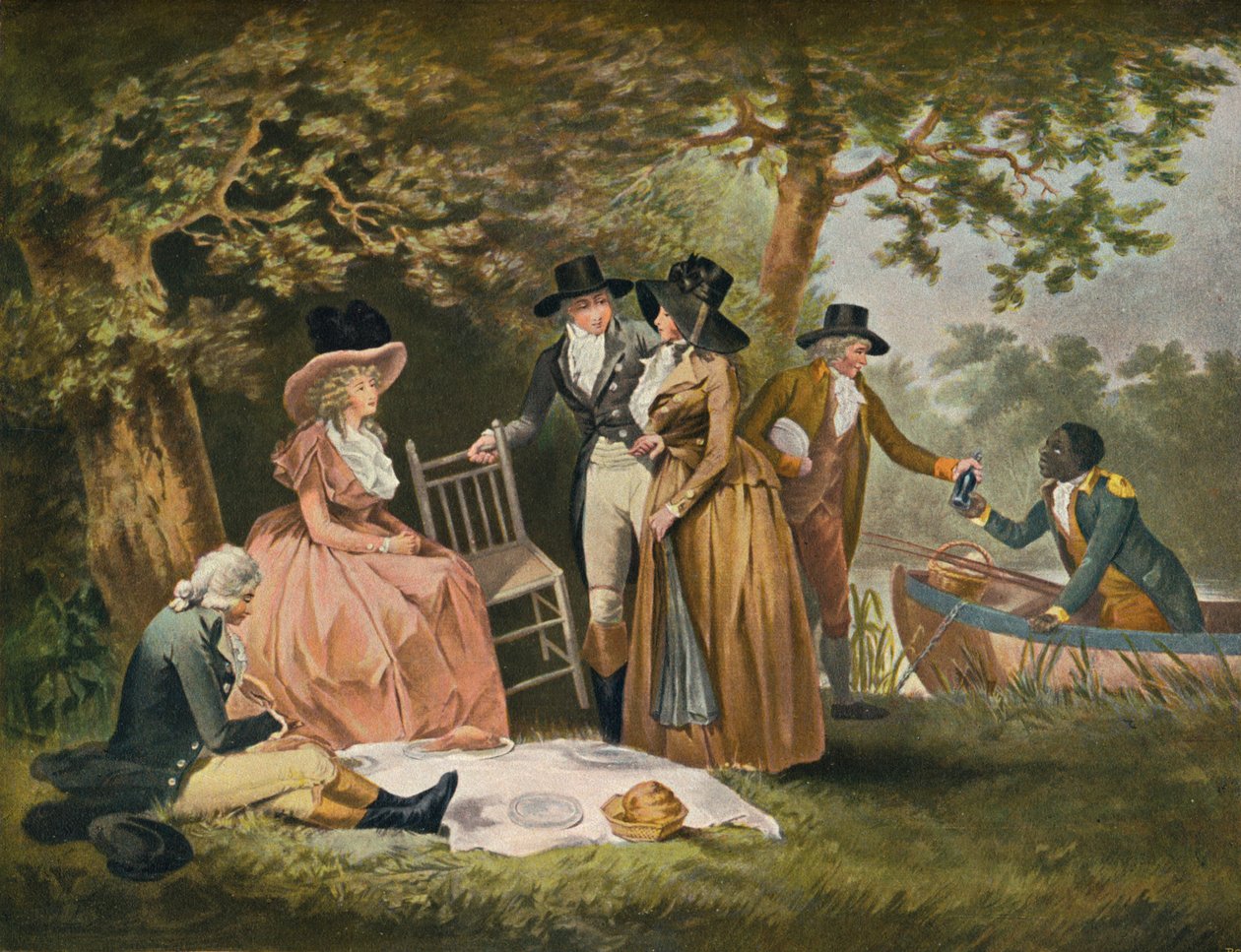 Anglers Repast, 1789, 1902 av William Ward