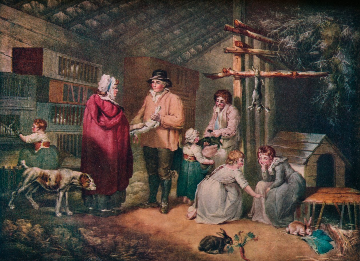 Säljer kaniner, 1796, 1919 av William Ward