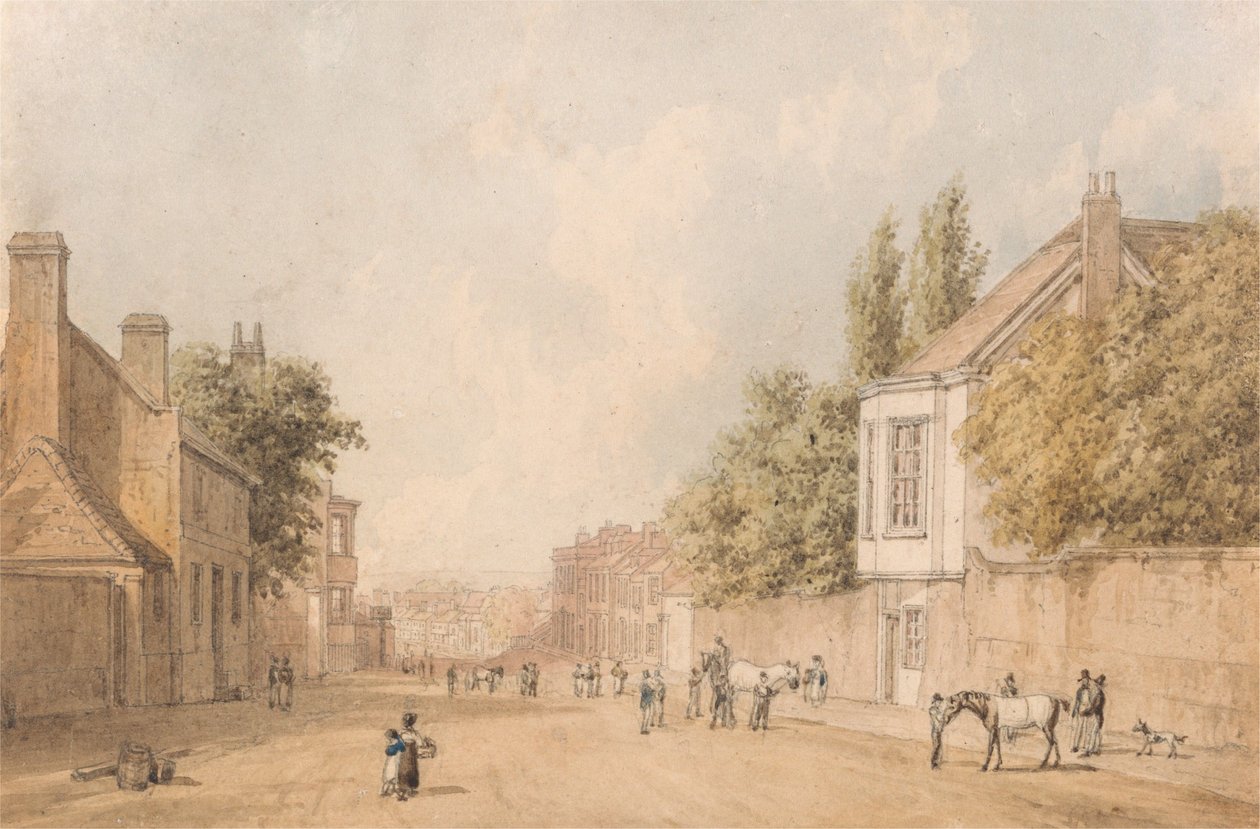 Infarten till Newmarket av William Westall