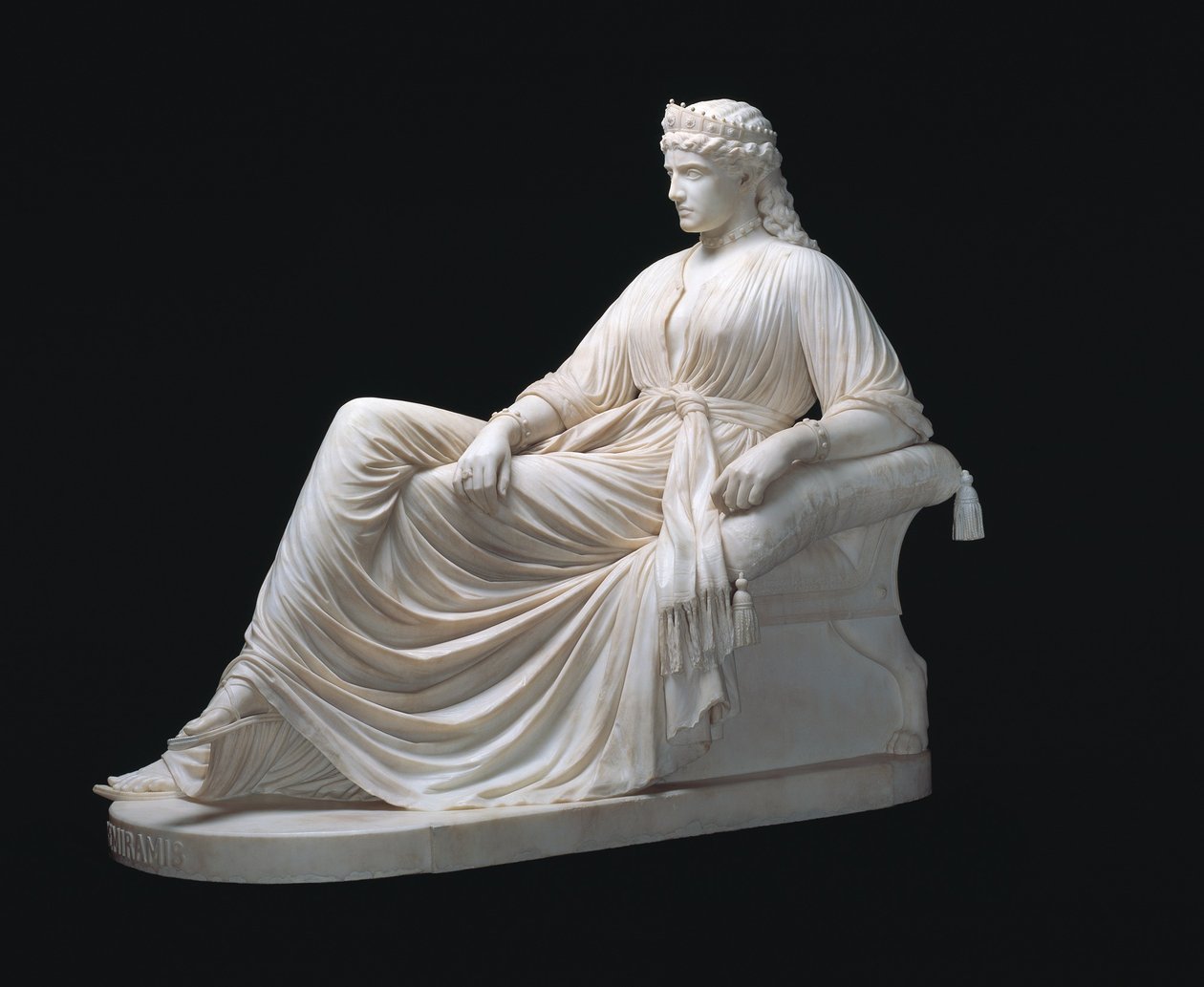 Semiramis, designad 1872, ristad 1873 (marmor) av William Wetmore Story
