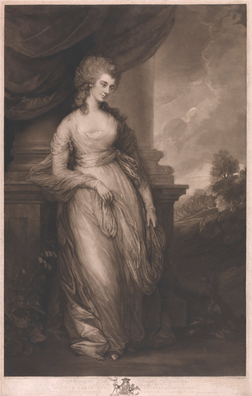 Hennes nåd hertiginnan av Devonshire av William Whiston Barney