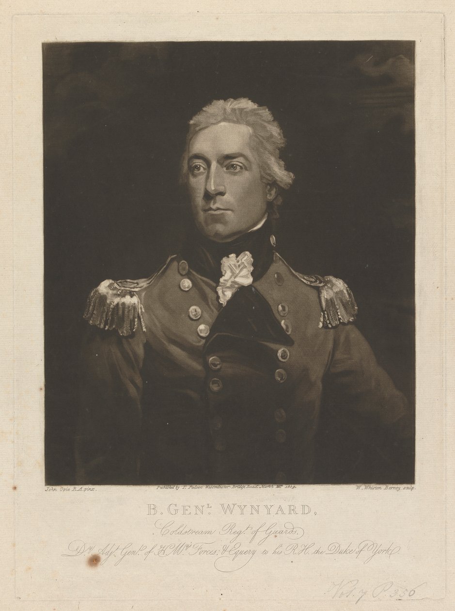 Generallöjtnant William Wynyard av William Whiston Barney