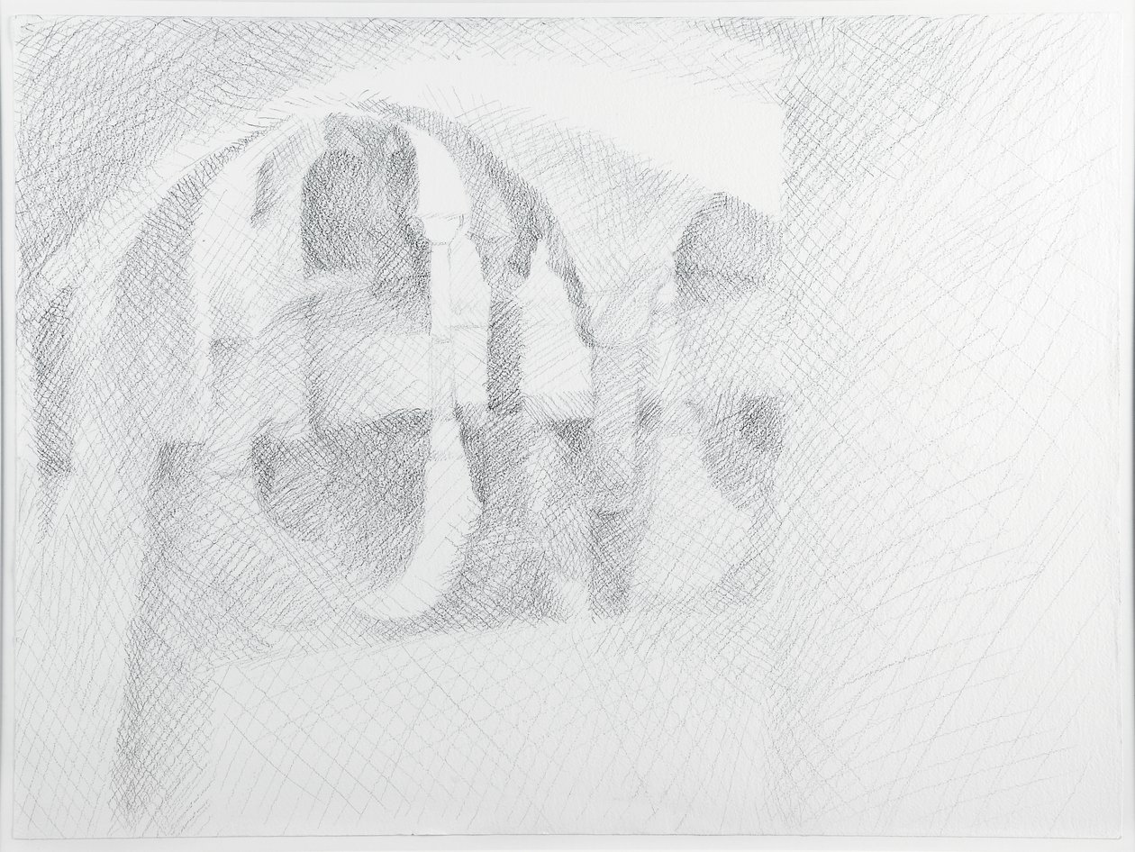 Flooded Crypt, San Zaccaria, Venedig, 2006 (Penna på papper) av William Wilkins