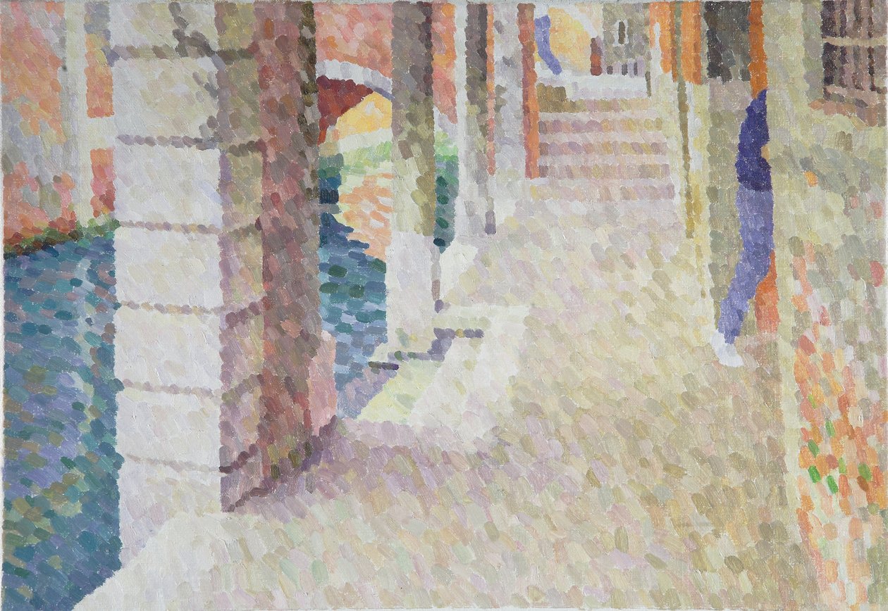 Sotoportego Panada, Venedig, 2011 (Olja på duk) av William Wilkins