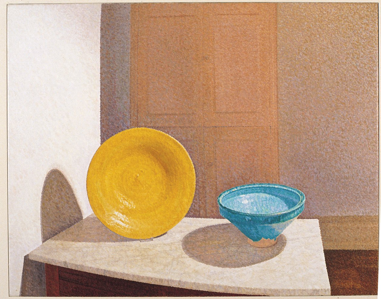 Stilleben: bord med marmor av William Wilkins