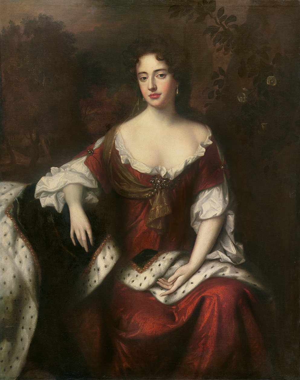 Porträtt av Anne, drottning av Storbritannien och Irland av William Wissing or Wissmig
