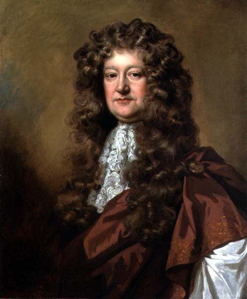Porträtt av en man av William Wissing or Wissmig