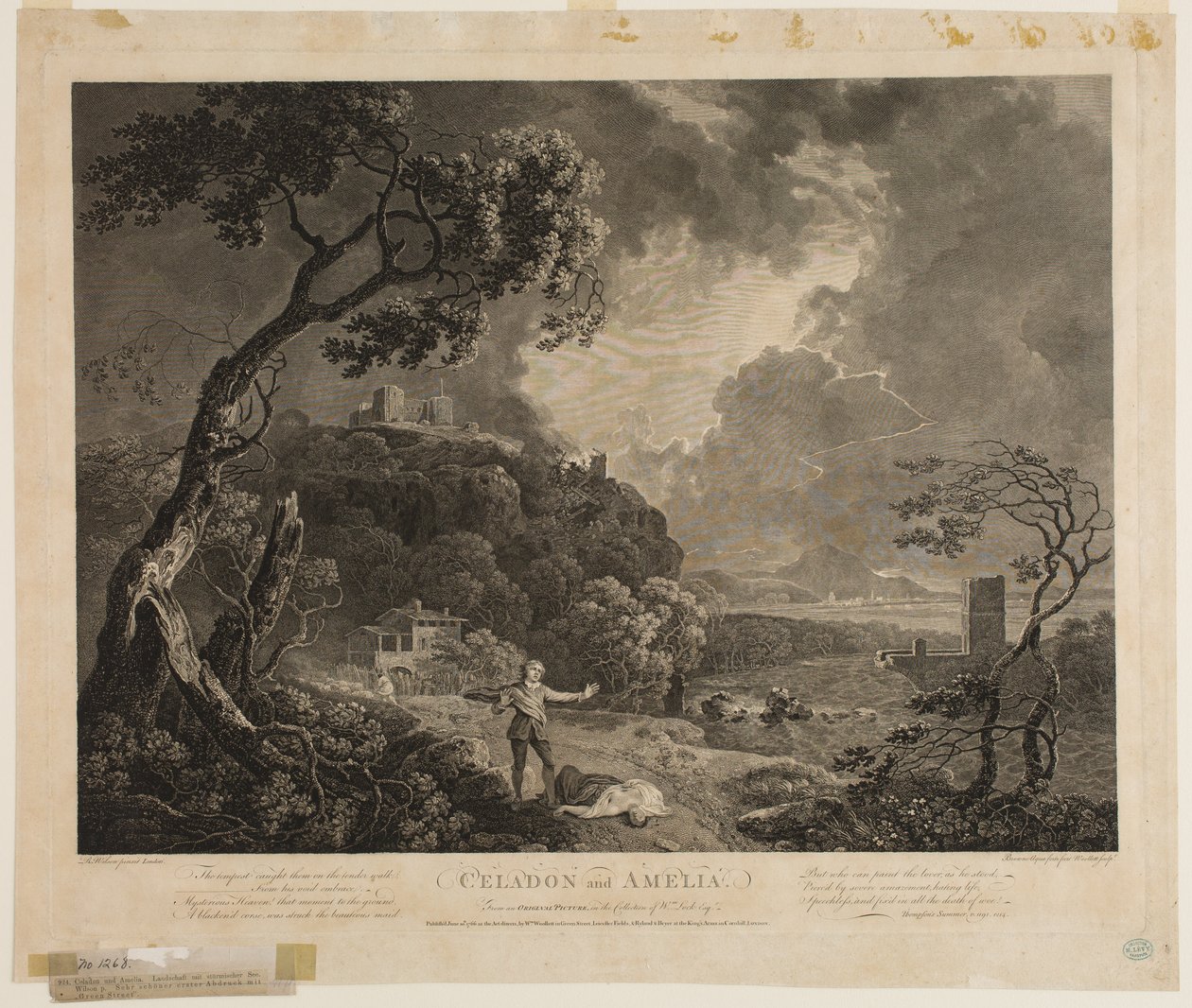 Celadon och Amelia av William Woollett