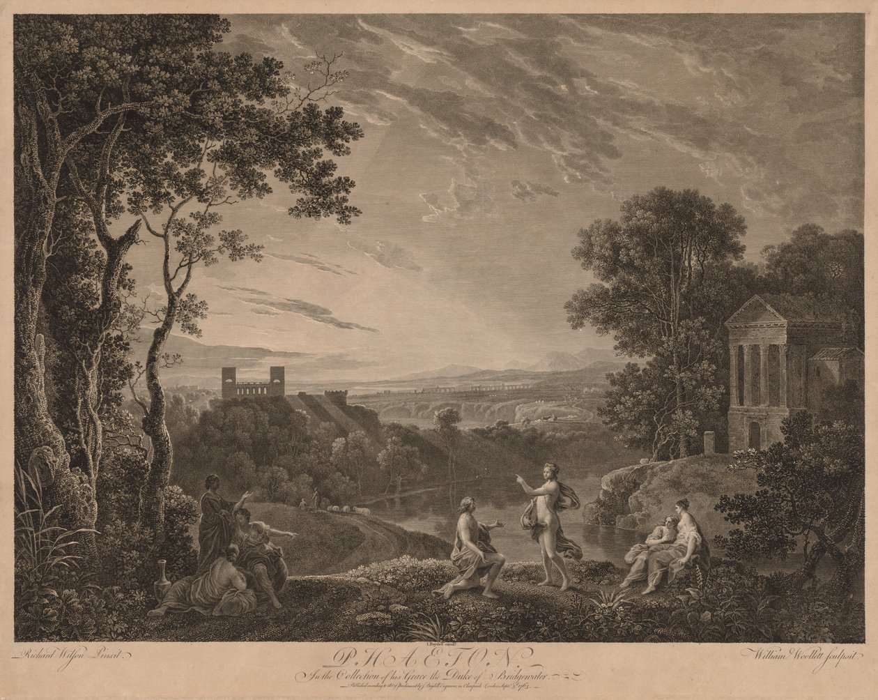 Phaeton, 1763. av William Woollett