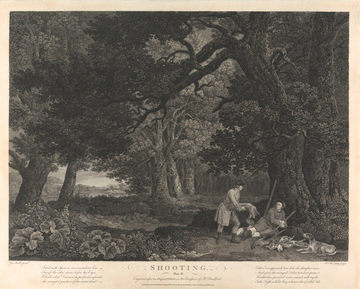 Skytte, skylt IV av William Woollett