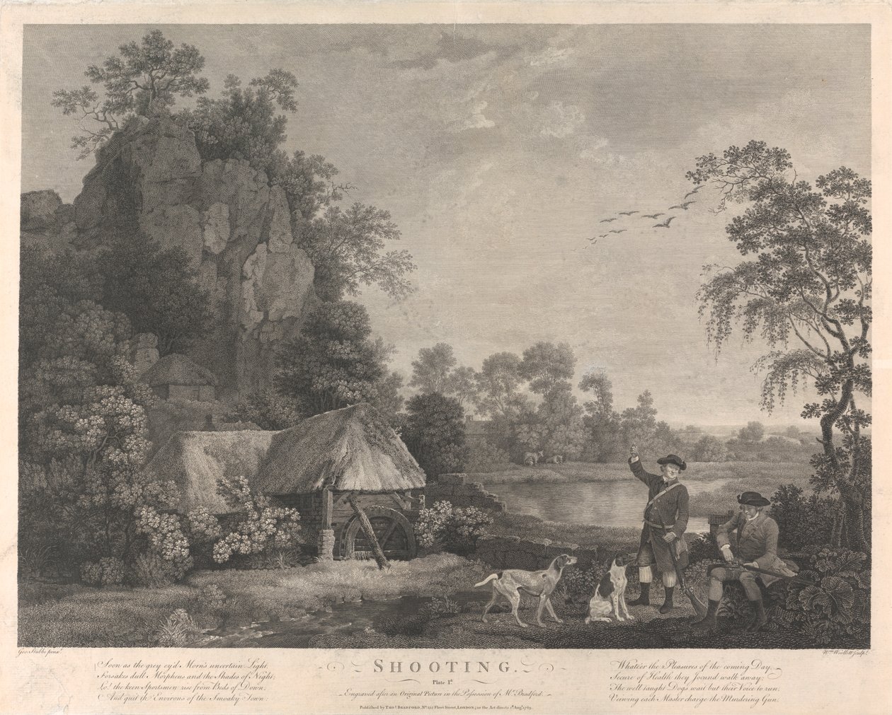 Skytte, skylt I av William Woollett