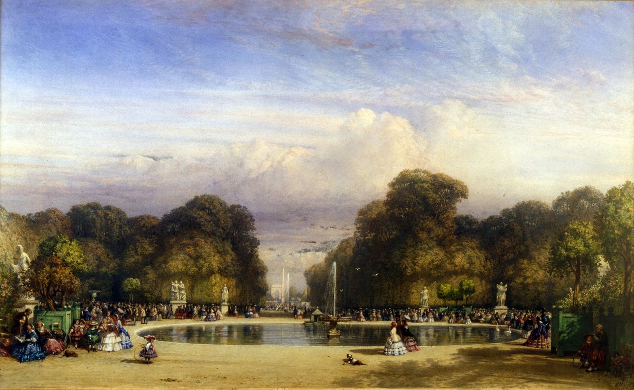 Tuilerierna, Paris av William Wyld