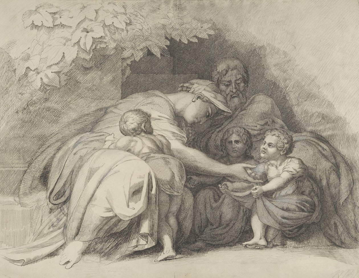 Jag också, min mamma! Jag också, mor!, 1828. av William Young Ottley