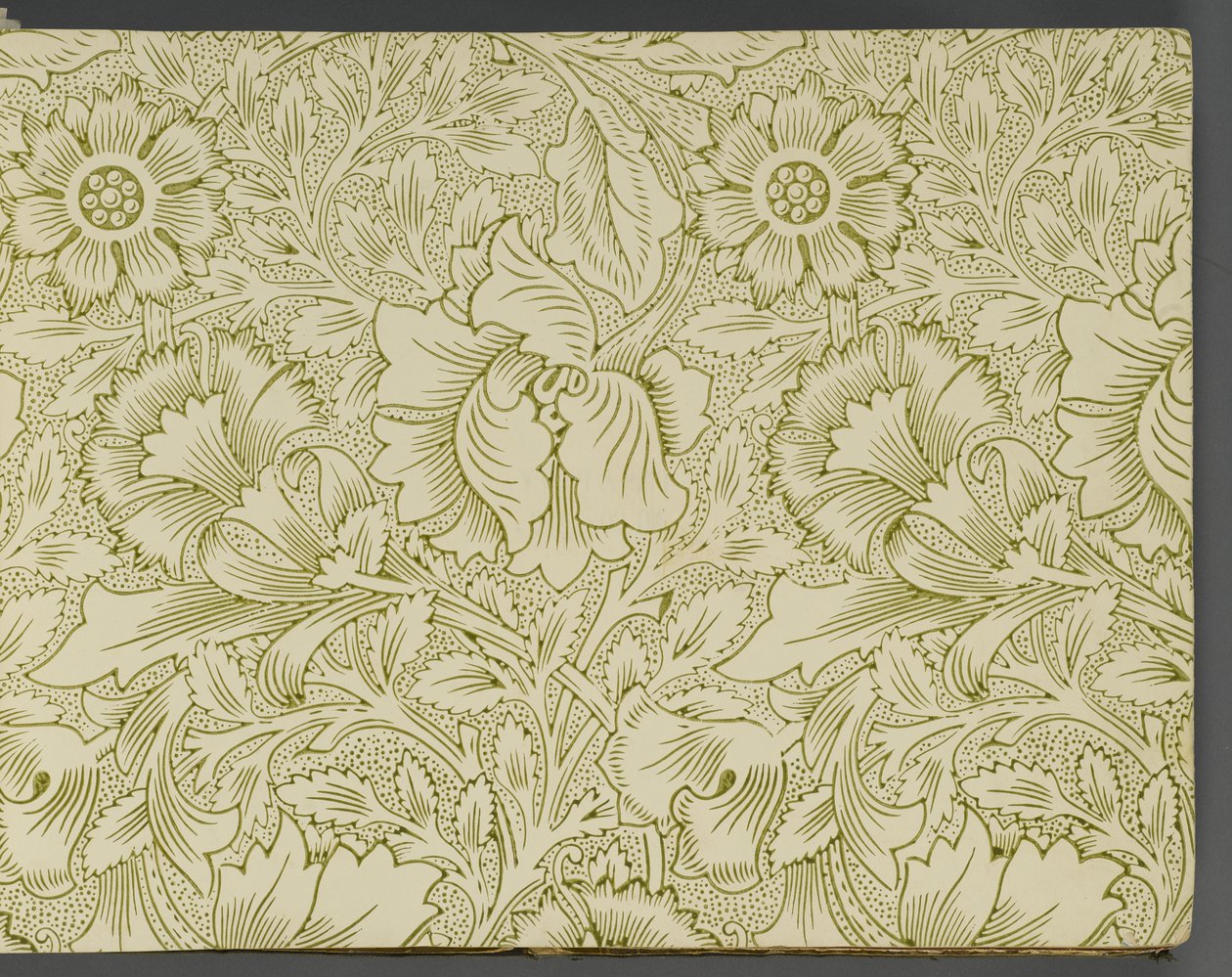 Tapetprovbok, före 1917 (tryck) av William and Company Morris