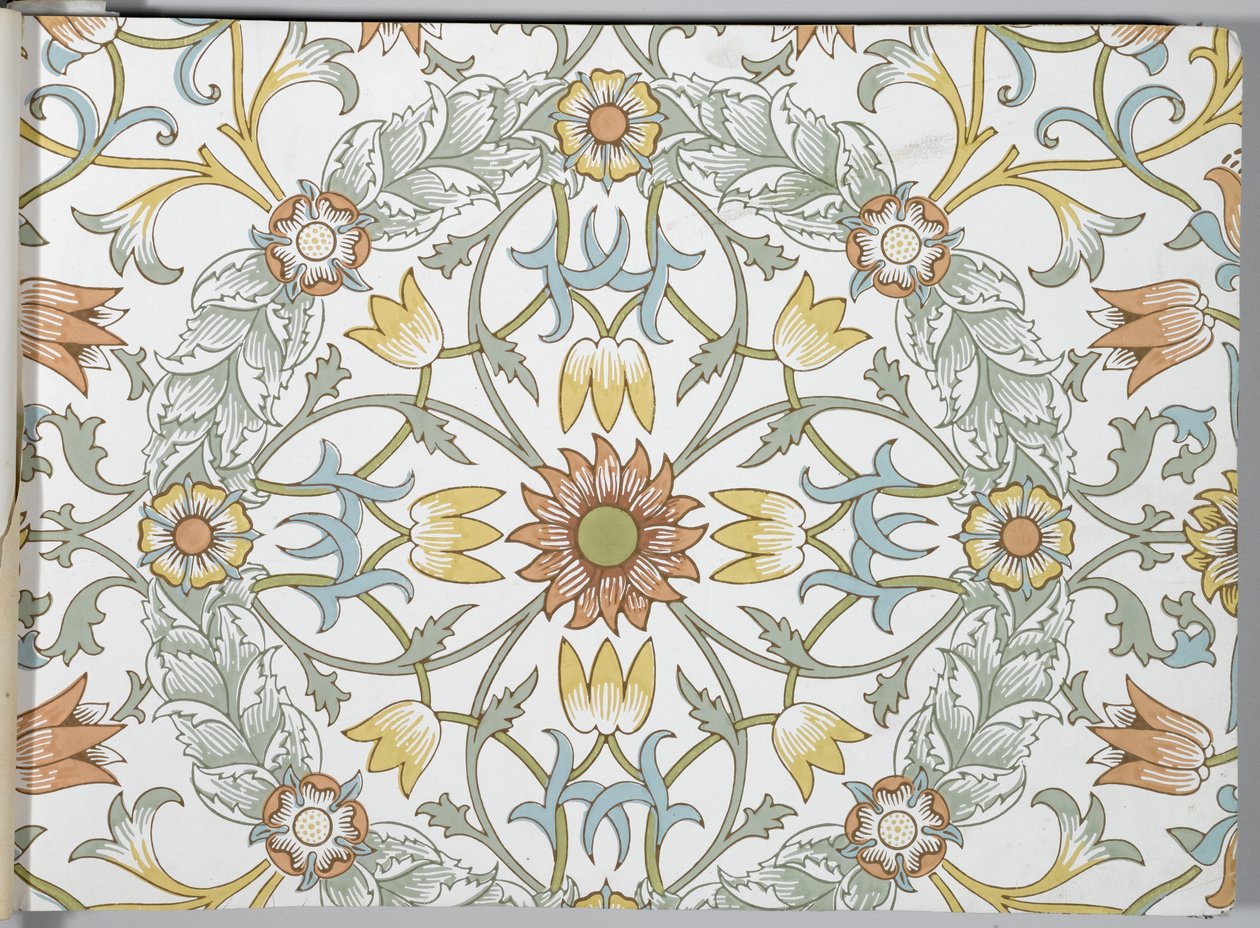 Tapetprovbok, före 1917 (tryck) av William and Company Morris